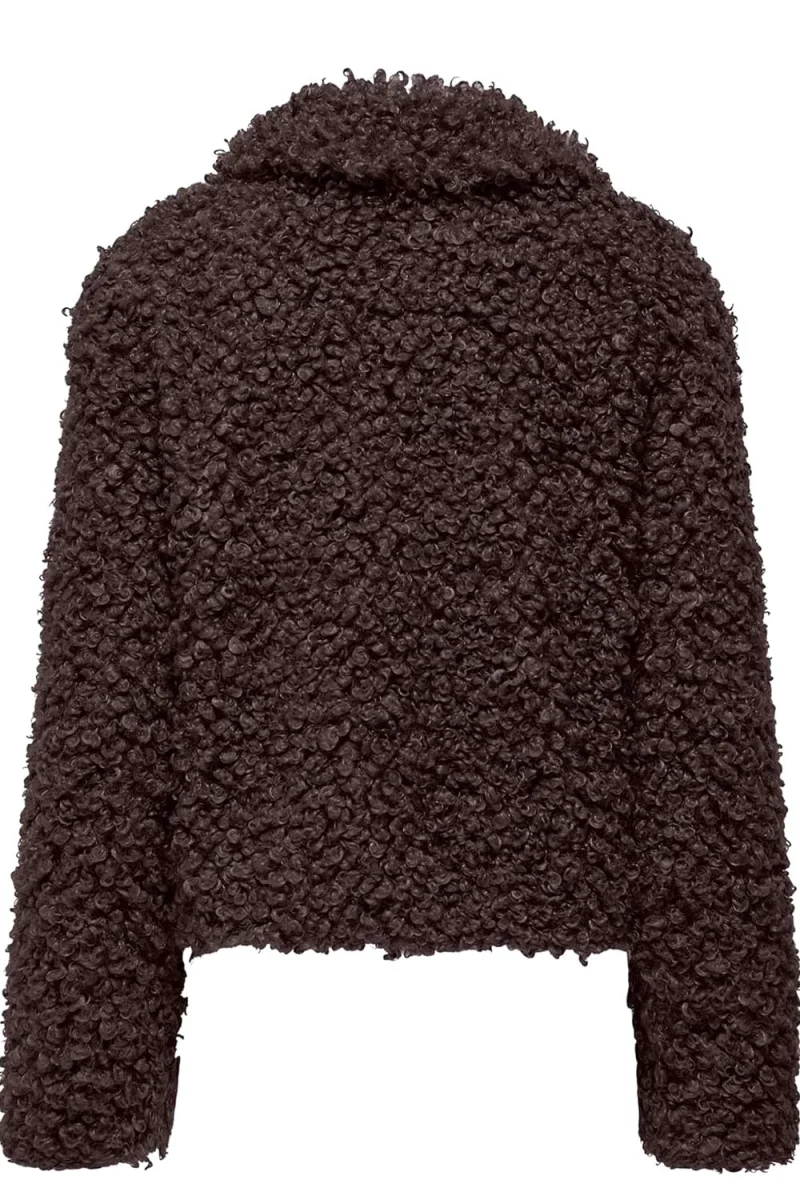 Яке Onltilda Teddy 15373878 19-1109 TCX chocolate torte — снимка 2