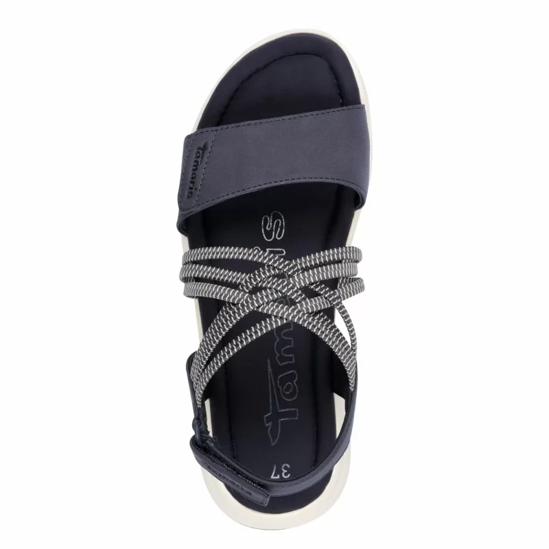 Дамски Сандали Комфорт TAMARIS – 1-28223-44-805 NAVY — снимка 5