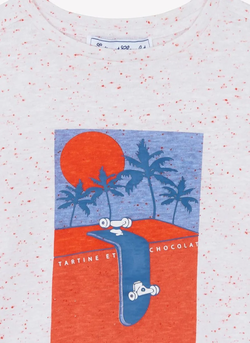 Тишърт с принт 'City Adventure Miami' Tartine et Chocolat — снимка 12