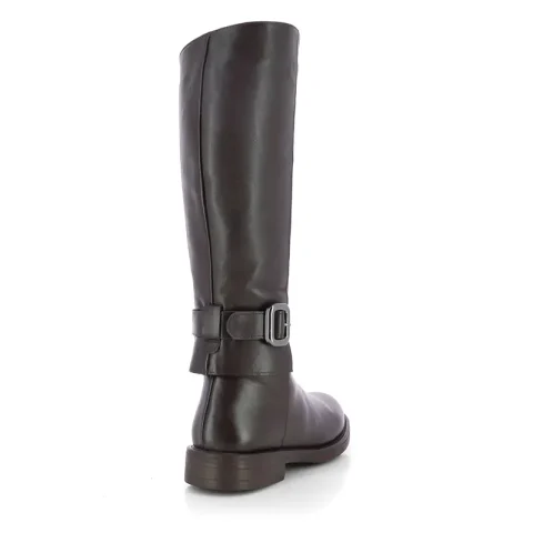 Офицерки CARLO FABIANI – 247-8466 BROWN LEATHER — снимка 2