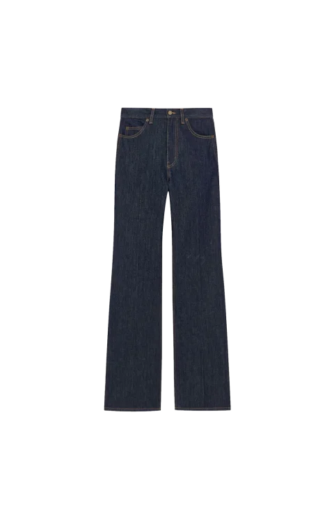 70's High-Rise Jeans in Dark Night Blue