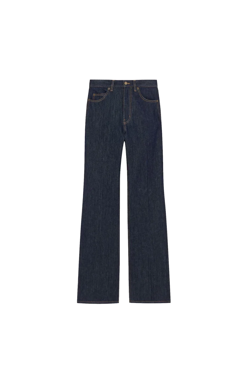 70's High-Rise Jeans in Dark Night Blue