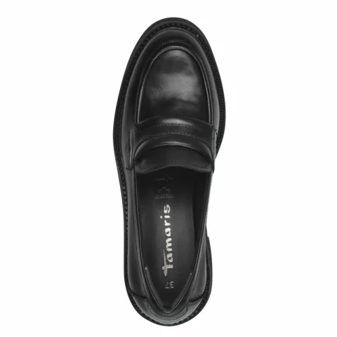 Дамски Лоуфър TAMARIS – 1-24727-43-003 BLACK LEATHER — снимка 5