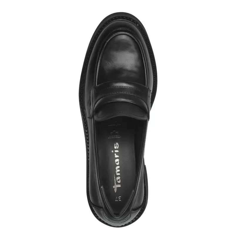 Дамски Лоуфър TAMARIS – 1-24727-43-003 BLACK LEATHER — снимка 5