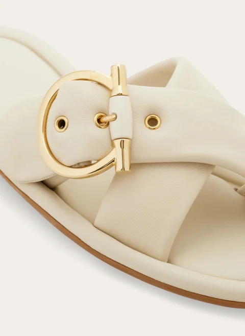 Чехли от естествена кожа Ferragamo — снимка 5