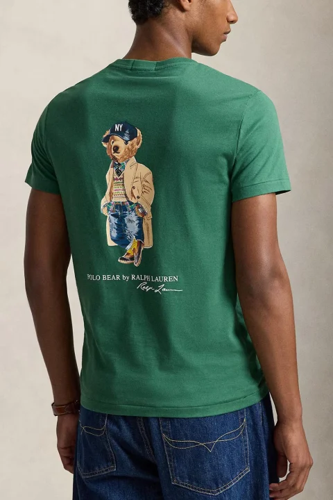 T-Shirt 26/1 Jersey-Knt 710B30184001 300 green — снимка 2