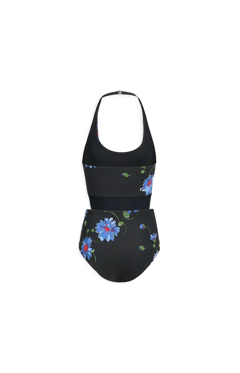 Alaïa Flower Print Knot Swimsuit — снимка 2