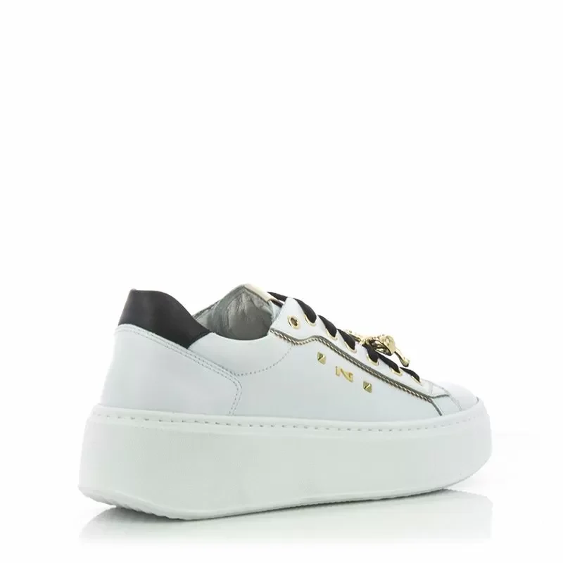Дамски Сникърс NERO GIARDINI – I411622D BIANCO — снимка 2