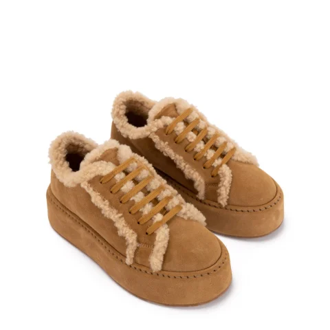 Дамски спортни обувки I-Box Shearling Casadei — снимка 6