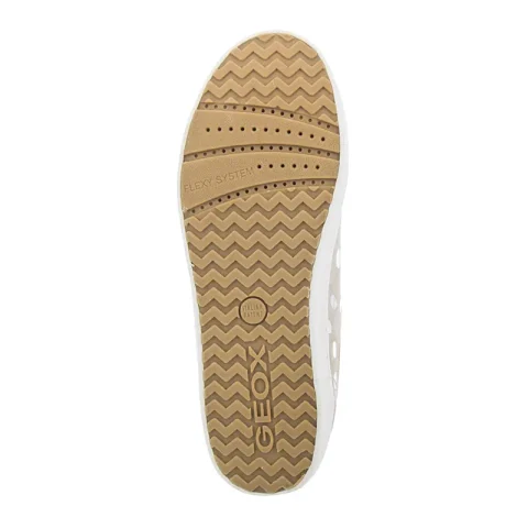 Сникърс Момичета GEOX – J02D5B C0475 JR KILWI GIRL BEIGE/SILVER — снимка 4