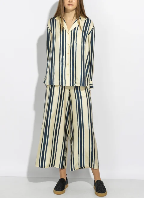 Риза с раиран десен Weekend Max Mara Wkdcorona