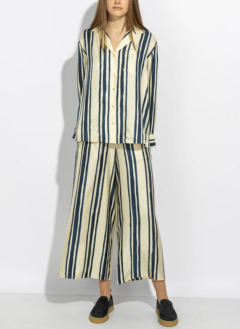 Риза с раиран десен Weekend Max Mara Wkdcorona