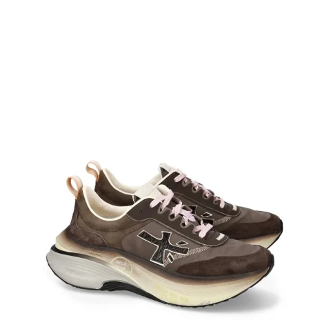 Дамски кафяви маратонки Hill Premiata — снимка 5