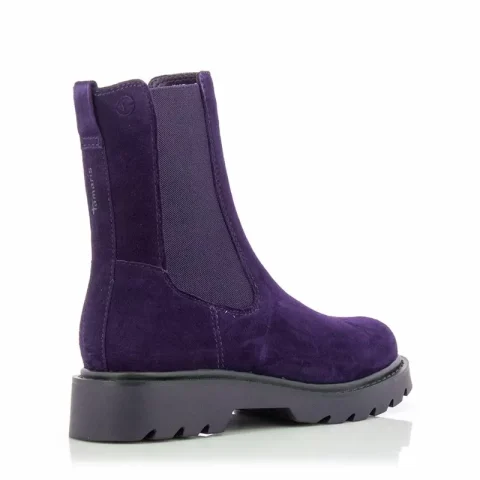Дамски Равни Боти TAMARIS – 1-25477-43-560 PURPLE — снимка 2