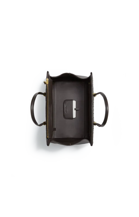 Small Barbara Tote in Espresso — снимка 3