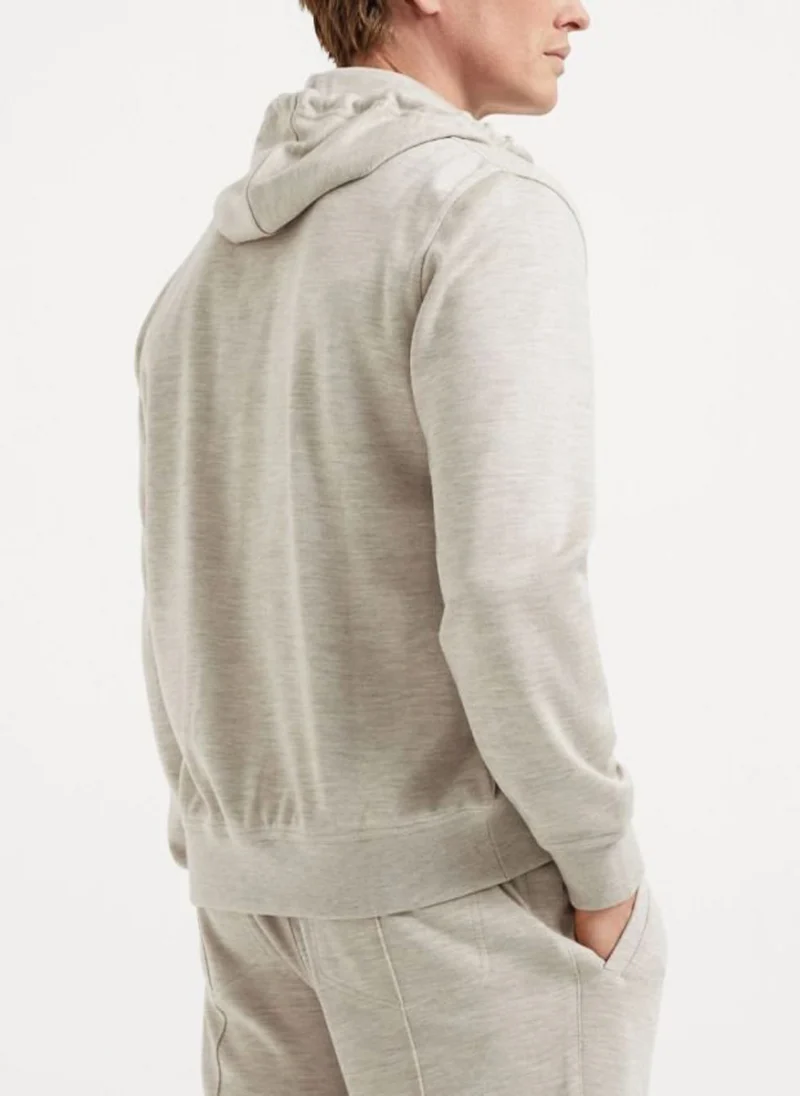 Суитшърт с кашмир Brunello Cucinelli — снимка 8