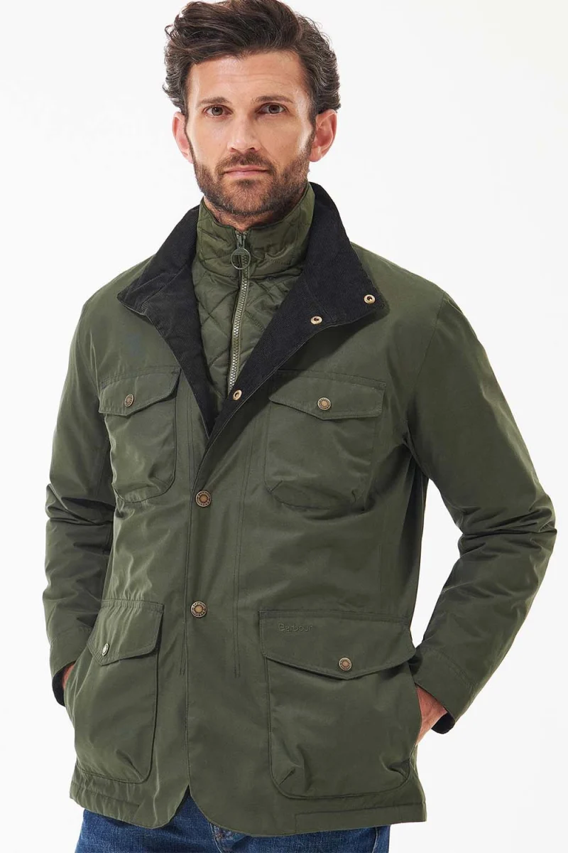 Яке Ogston MWB1086 ol91 olive marl — снимка 2