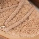 Дамски бежови боти Curly Sneaker Inuikii — снимка 4