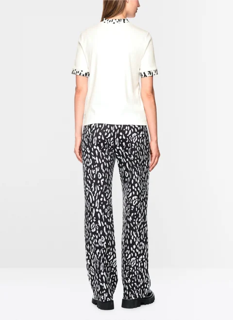 Тишърт с 'leopard' мотив Marc Cain Sports — снимка 3