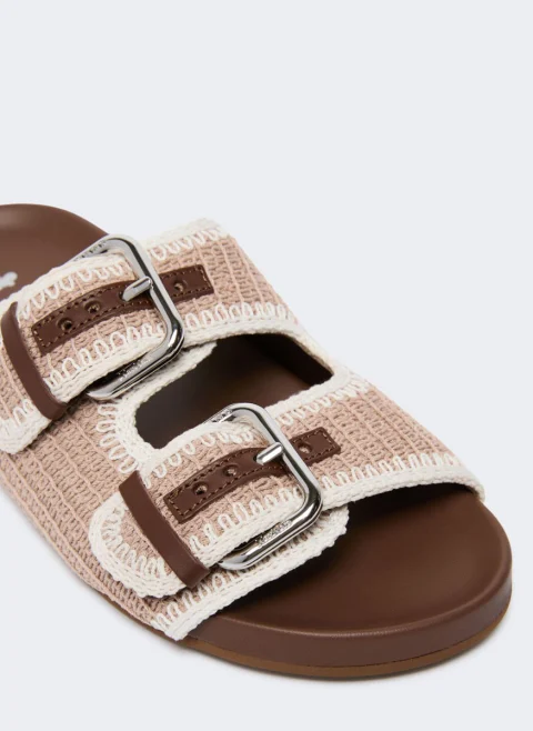 Чехли с катарама Weekend Max Mara Wkabonito — снимка 8
