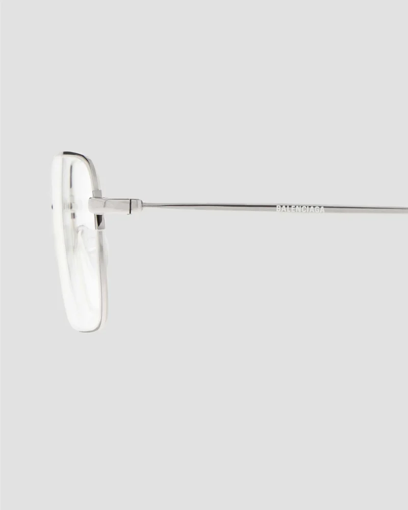 Invisible Rectangle Sunglasses in Silver — снимка 5