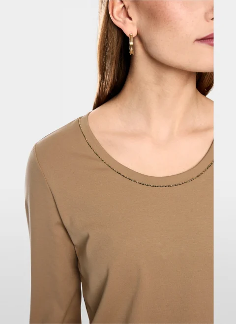 Блуза с 'jewellery-look' детайл Marc Cain Collections — снимка 5