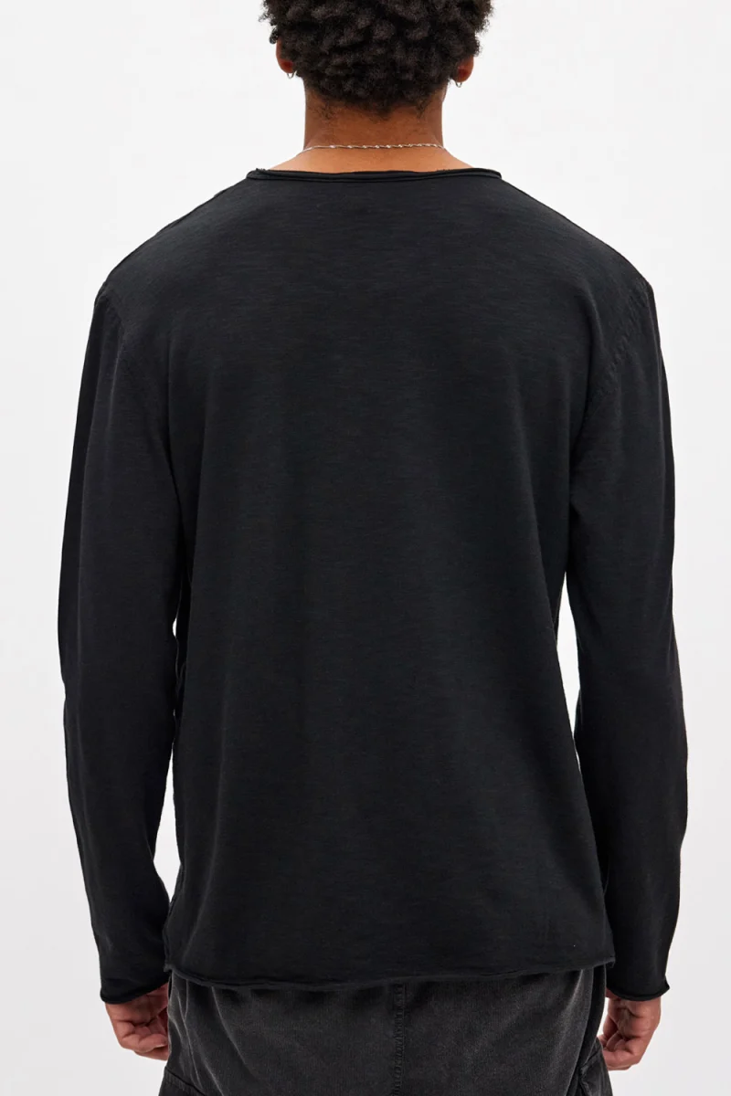 Блуза Raw Edges Longsleeve DLML000168 black — снимка 2