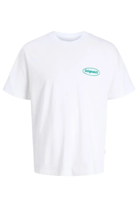 T-Shirt Jorriviera Vintage Poster Back Ss 12295202 11-0601 TCX bright white