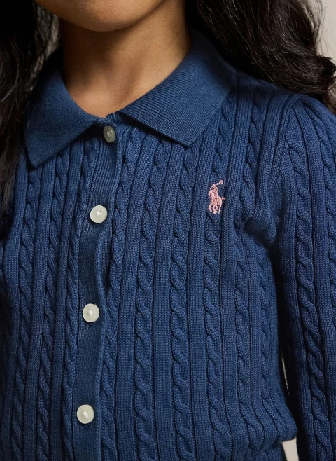 Комплект 'Cable-knit' Ralph Lauren Kids 2-7 — снимка 3