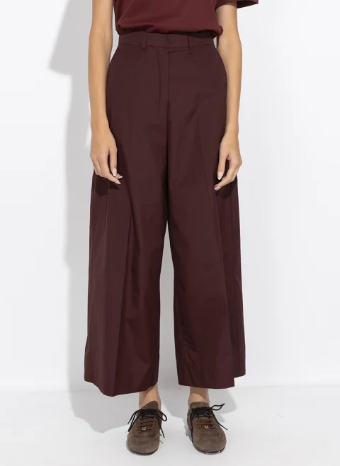Широк панталон с централен фабричен ръб 'S Max Mara Smmepoca — снимка 5