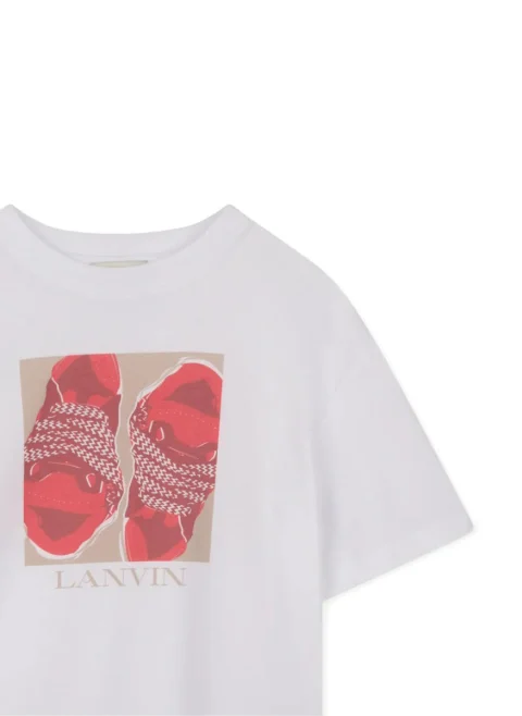 Тишърт с принт Lanvin Kids — снимка 2
