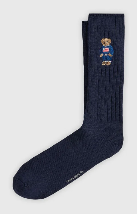 Чорани от вълнен бленд с Polo Bear бродерия