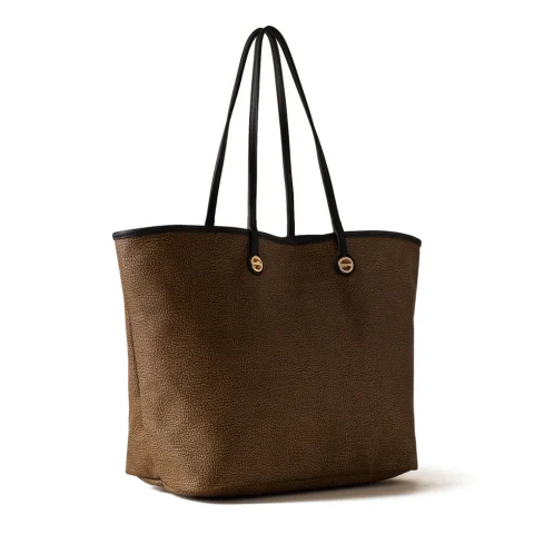 Дамска чанта Flight Large Shopping Bag BORBONESE — снимка 5
