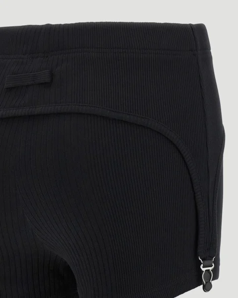 The Black Garter Mini-Shorts — снимка 3