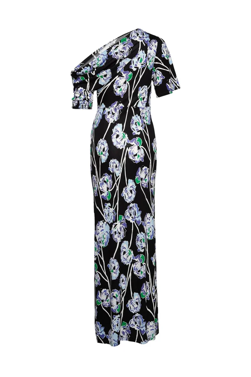 Dress Wittrock DVFDS1R036WFLBK b6813 watercolor floral lg black — снимка 2