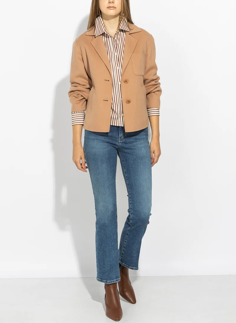 Късо палто от фина вълна Weekend Max Mara Wkdpelota