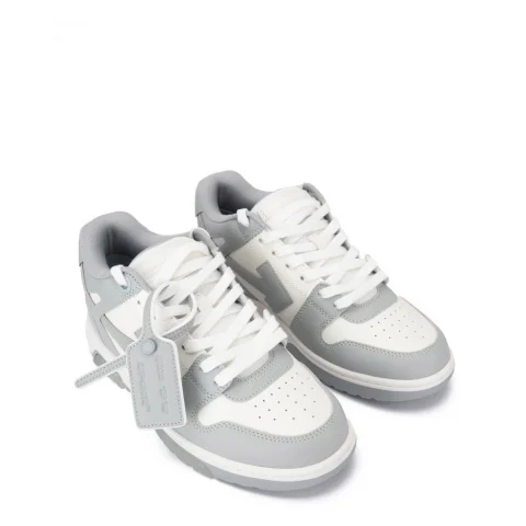 Мъжки сиви сникърси Out Of Office OFF-WHITE — снимка 7