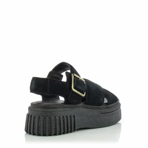 Дамски Сандали На Платформа CLARKS – 26181199 EVAMAR WISH BLACK SDE — снимка 4