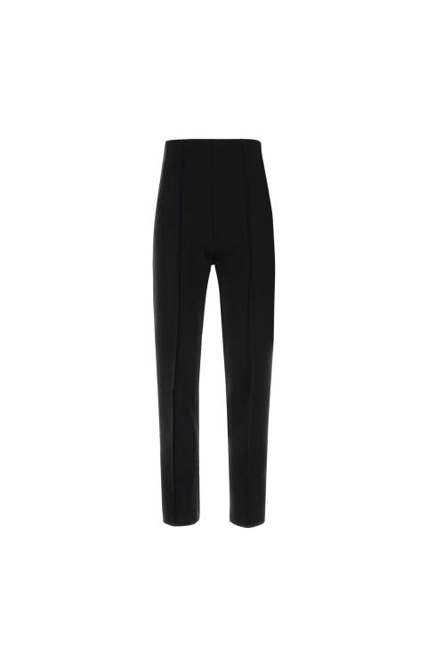 Black Stretch Jersey Pants