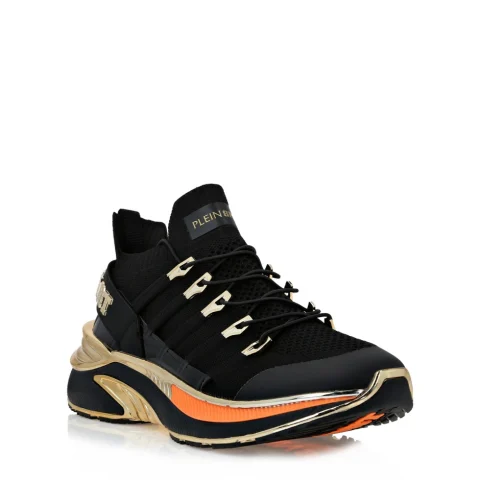 Дамски черни маратонки RUNNER CHROME SURFER PLEIN SPORT — снимка 6