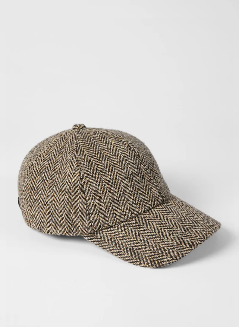 Шапка с козирка от туид Paul Smith
