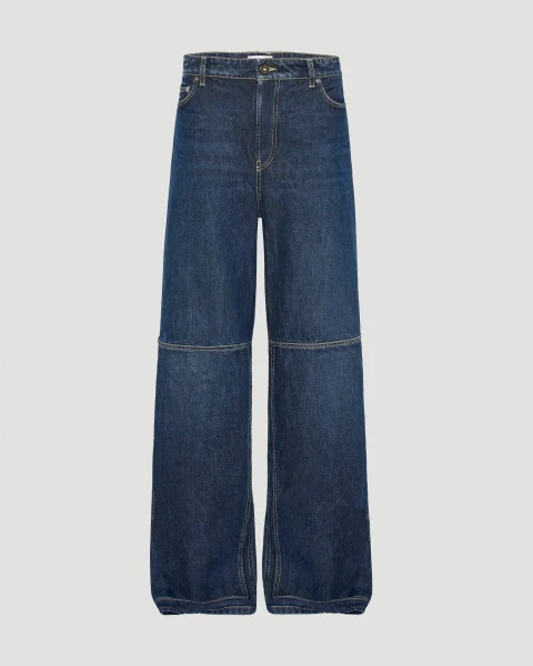 The Blue Cut-Out Jeans