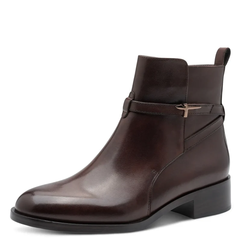 Дамски Равни Боти TAMARIS – 1-25321-43-342 MAHOGANY — снимка 3