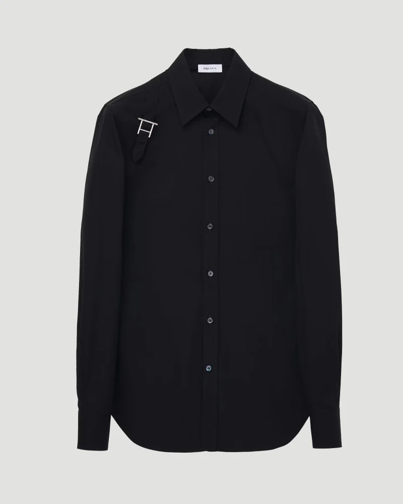 T-Bar Harness Shirt in Black