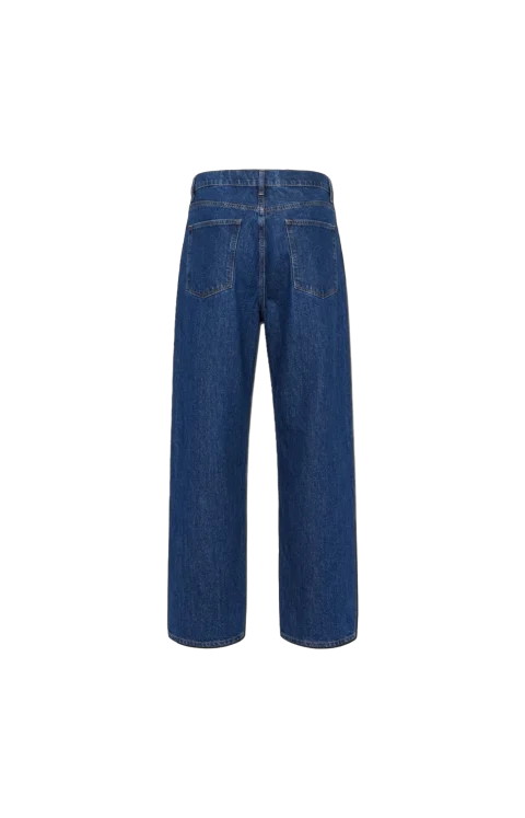 Blue Wide-Leg Jeans — снимка 2