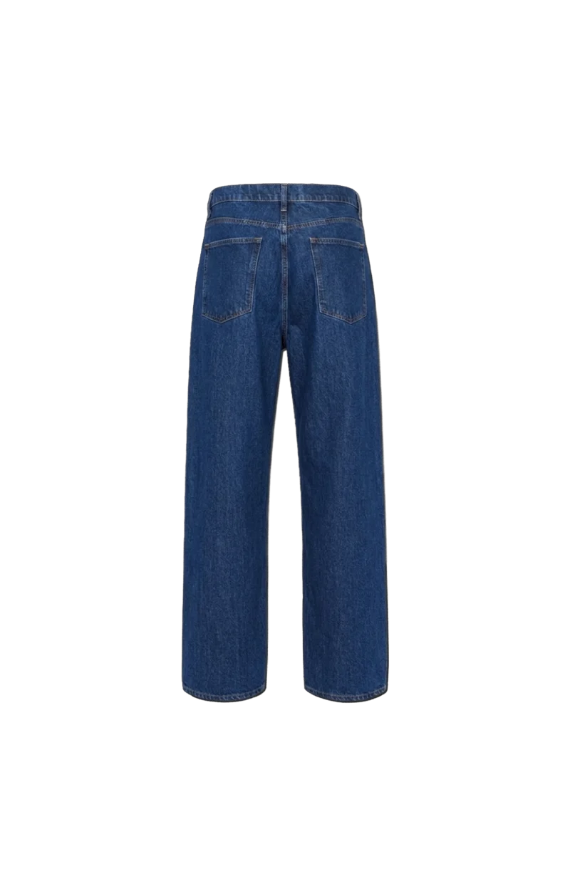 Blue Wide-Leg Jeans — снимка 2