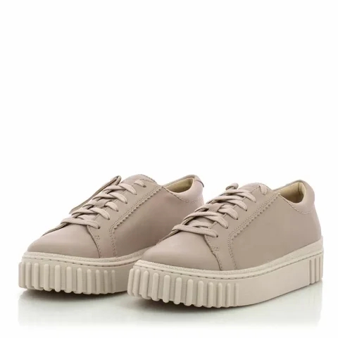 Дамски Сникърс CLARKS – 26181209 MAYHILL WALK LIGHT PINK LEA — снимка 4