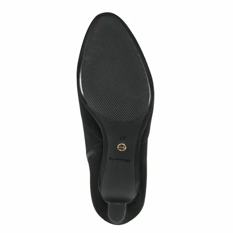 Дамски Боти На Ток TAMARIS – 1-25350-41-001 BLACK — снимка 6