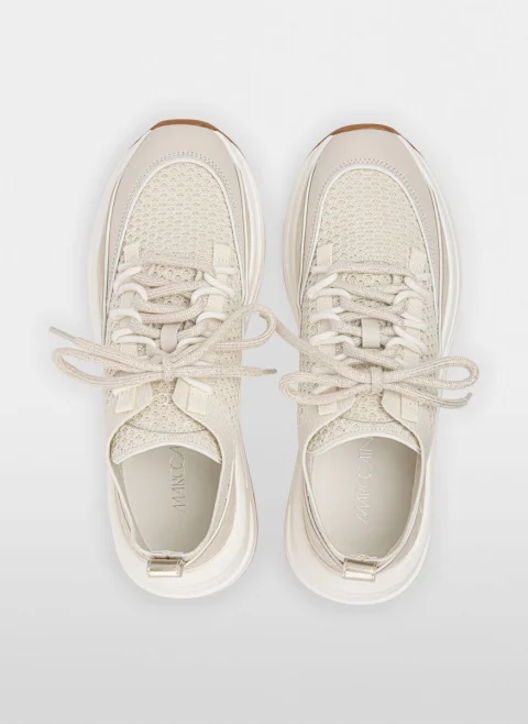 Кецове от плетиво с детайли от велур Marc Cain Sports — снимка 4
