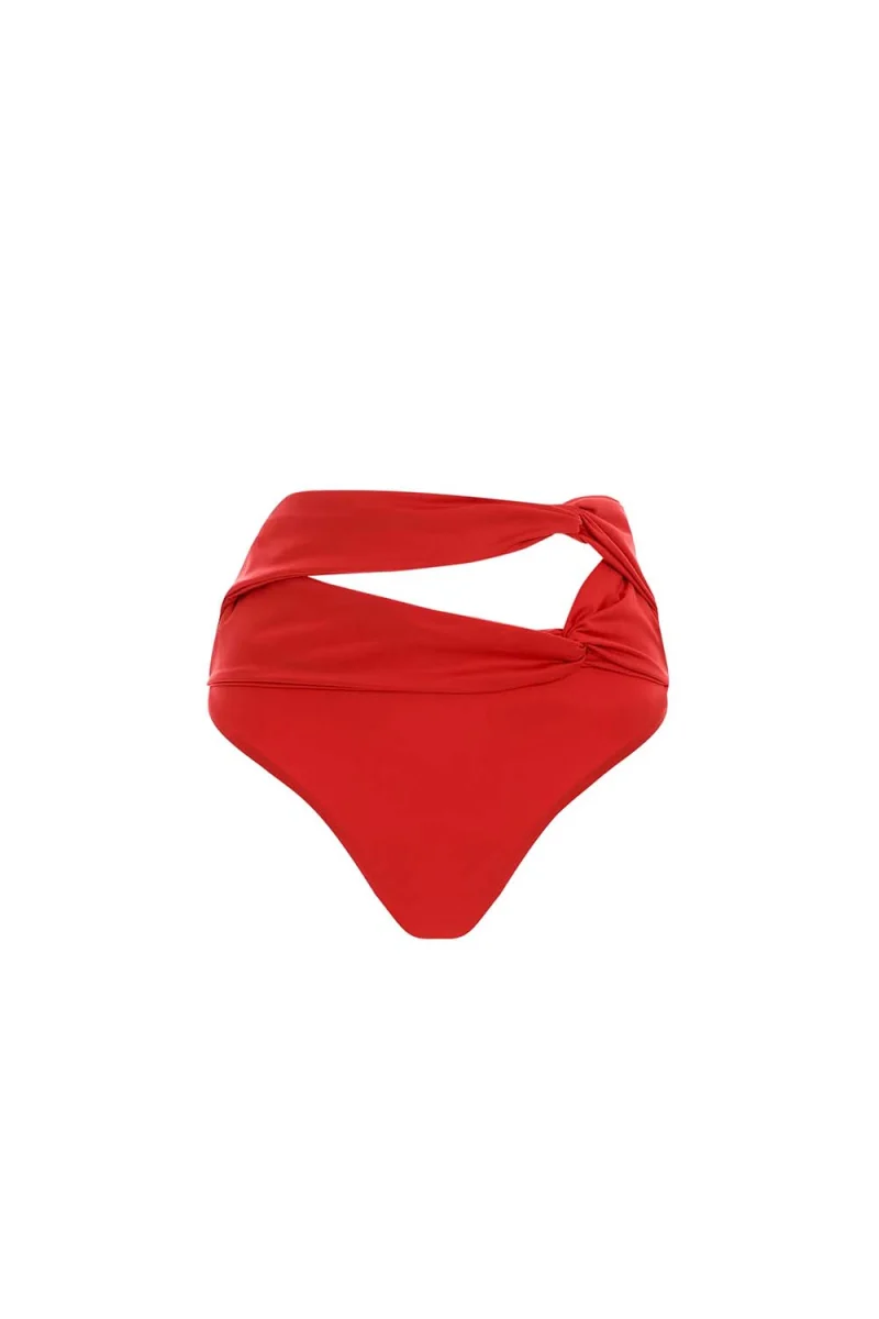 Bikini Bottom Brina Shaka Solid 11197 red